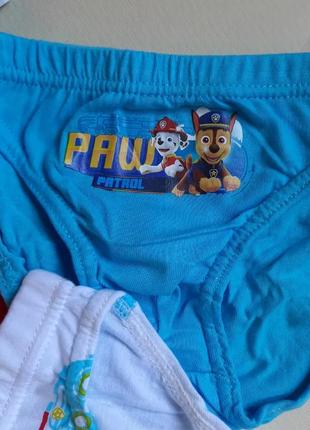 Комплект трусиків щенячий патруль paw patrol4 фото