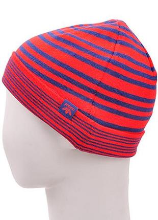 Двостороння шапка adidas originals rev. stripe bean