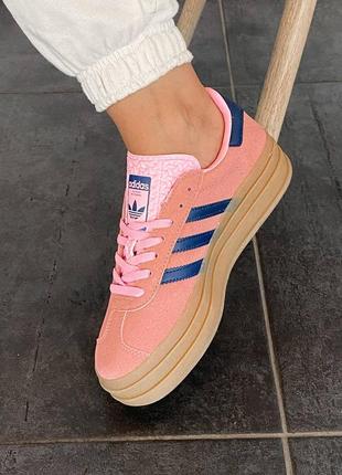 Кросівки жіночі gazelle bold pulse platform pink