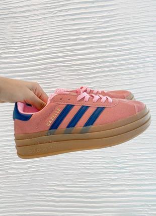 Кроссовки женские gazelle bold pulse platform pink6 фото