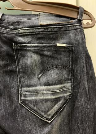 Стильные джинсы эксклюзивного кроя от g star, оригинал2 фото