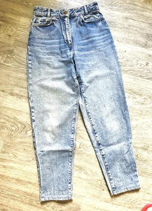 Винтажные джинсы мом высокая посадка kenzo4 фото