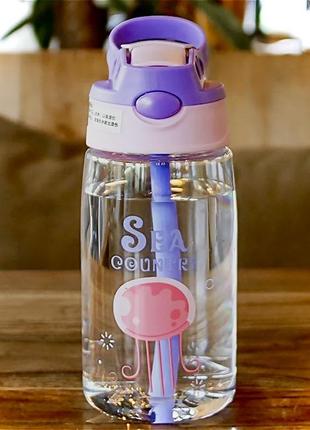 Дитяча пляшка поїльник для води з трубочкою