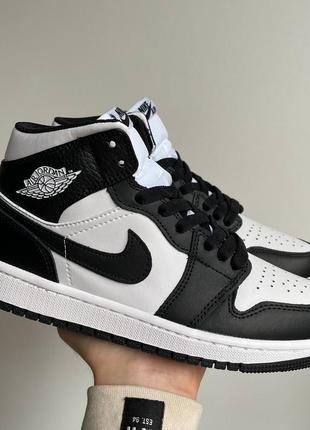 Мужские air jordan retro1 black white