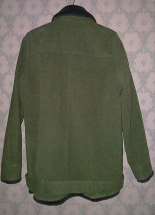 Мужская зеленая теплая зимняя косухая куртка пальто native youth3 фото