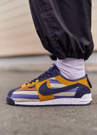 Nike cortez x union l.a. blue yellow