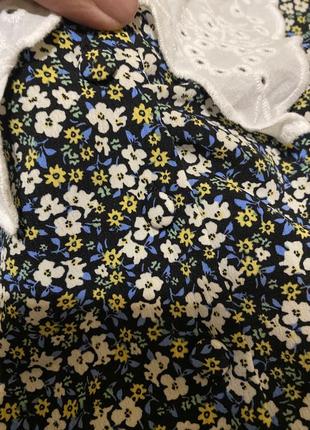 Блуза з коміром із прошви з квітами new look6 фото