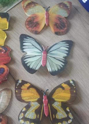 Набір метеликів декоративних 11 шт4 фото