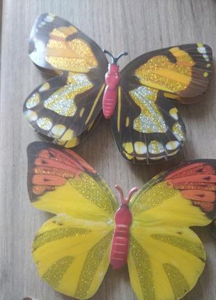 Набір метеликів декоративних 11 шт7 фото
