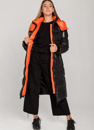 Пальто, длинная куртка, пуховик зимний для девочки бонита3 фото