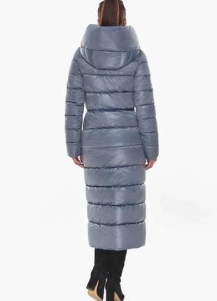Зимнее женское теплое пальто воздуховик  braggart  angel's fluff  в классическом стиле3 фото
