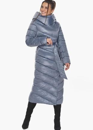 Зимнее женское теплое пальто воздуховик  braggart  angel's fluff  в классическом стиле1 фото