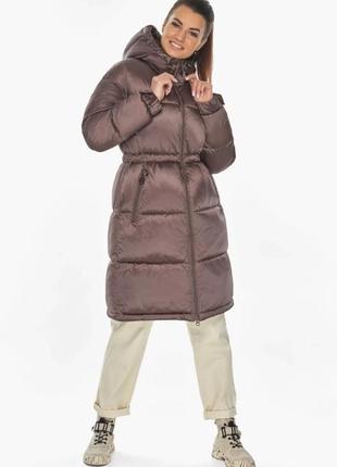 Теплая жіноча зимова куртка-повітряник braggart  angel's fluff air3 matrix, оригінал, німеччина1 фото