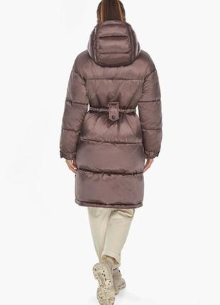 Теплая жіноча зимова куртка-повітряник braggart  angel's fluff air3 matrix, оригінал, німеччина3 фото