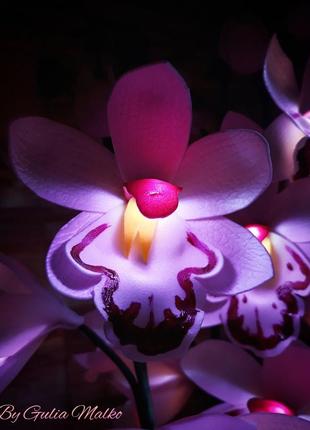 Орхідея - світильник6 фото