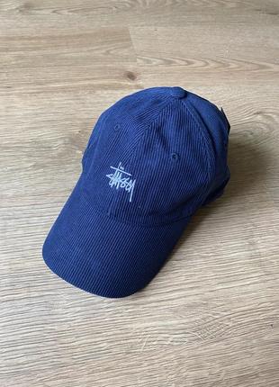 Вельветовая кепка stussy/ блайзер стуху/ оригинал