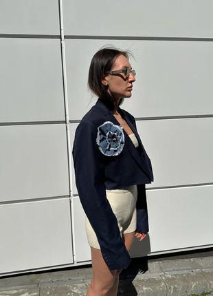 Жакет пиджак короткий2 фото