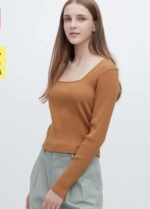 Кофта реглан в рубчик 2