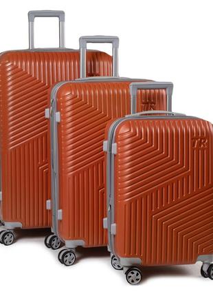 Дорожня валіза 31 abs-пластик 802 orange