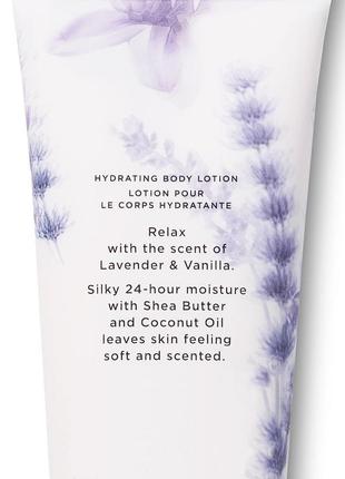 Ароматний лосьйон для тіла natural beauty body care «lavender & vanilla». victoria's secret. оригінал 🇺🇸2 фото