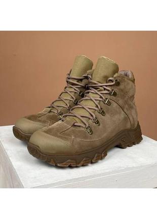 Берцы зимние женские тактические ботинки 36-50р качественные военные прошитые кожаные армейские1 фото