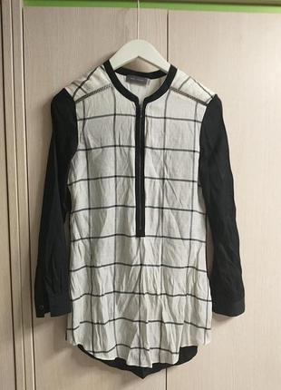 Рубашка блуза удлиненная туника