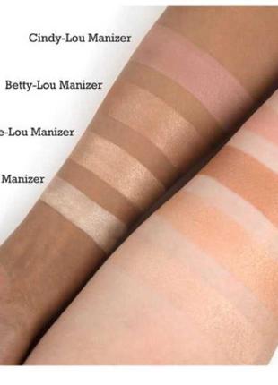 The balm bonnie-lou manizer highlighter and shadow7 фото