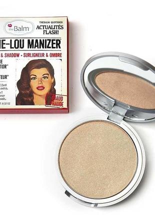 The balm bonnie-lou manizer highlighter and shadow3 фото