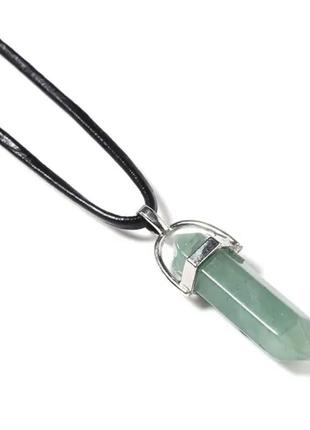 Кулон маятник «зелёный авантюрин»