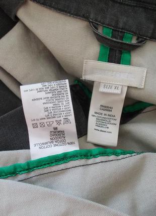 Куртка пиджак джинсовая серая мытая 'diesel' 52-54 р7 фото