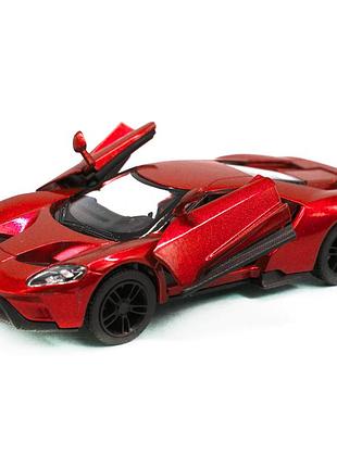 Машинка kinsmart ford gt червоний