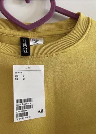 Свитшот, толстовка, худи на флисе h&amp;m6 фото