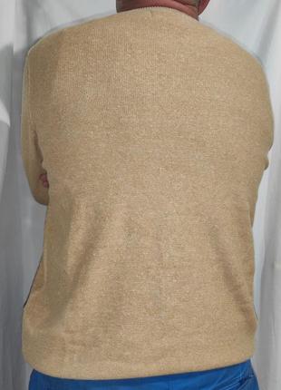 Стильная фирменная кофта свитер шерсть лавы катон бренд m&amp;s.хл8 фото