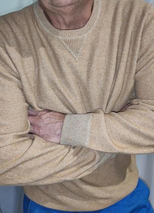 Стильная фирменная кофта свитер шерсть лавы катон бренд m&amp;s.хл7 фото