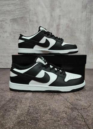 Новые ! кроссовки nike sb dunk low pro white black