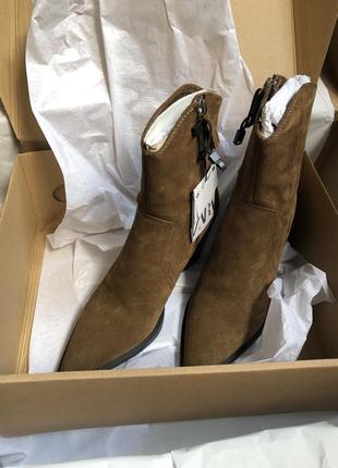 Казаки ботильони zara козаки ковбойки