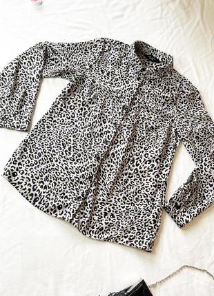Леопардовая блуза от new look