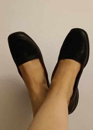 Кожаные туфли-мокасины3 фото