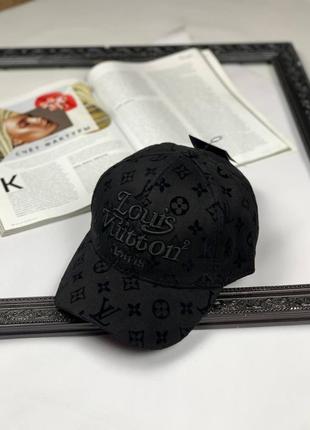 Кепка louis vuitton black on black с010