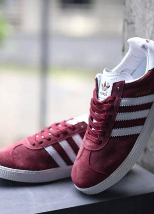 Чоловічі adidas gazelle burgundy