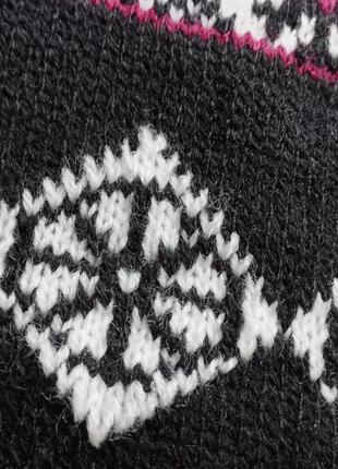 🖤🤍 теплый шарф с бахромой6 фото