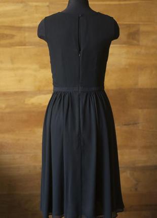 Черное вечернее платье с пайетками миди женское warehouse, размер xs, s5 фото
