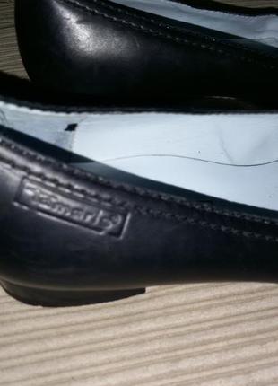 Шкіряні туфлі tamaris розмір 39-39 1/2 (26 см)7 фото