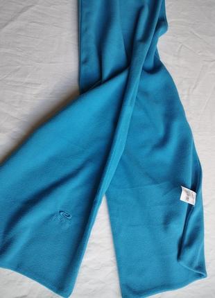 🩵🩵 теплый флисовый шарф. двойная ткань