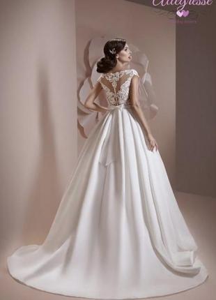 Весільна сукня esma. виробництво франція.3 фото