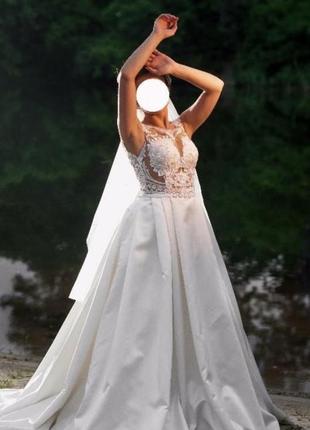 Свадебное платье esma. производство франция.5 фото