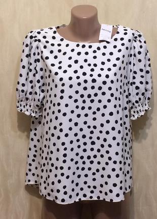 Блуза в горох dorothy perkins, р.16