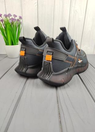 tenis reebok hiit masculino cinza preto thermo gray orange6 фото