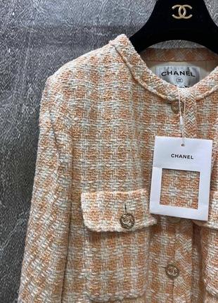 Жакет пиджак твидовый в стиле chanel3 фото