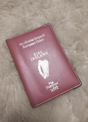 Обложка  на паспорт шкіра1 фото